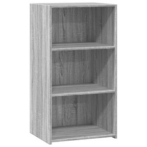 vidaXL Dressoir 50x41x93 cm bewerkt hout grijs sonoma eikenkleurig