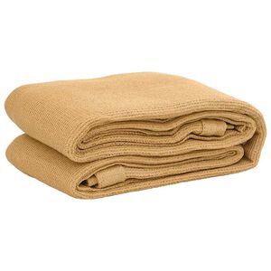 vidaXL Tenttapijt 250x300 cm HDPE zandkleurig