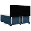 vidaXL Boxspring met matras fluweel blauw 200x200 cm