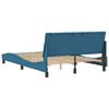 vidaXL Bedframe zonder matras "Hanko" fluweel blauw 140x190 cm