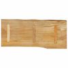 vidaXL Tafelblad met natuurlijke rand 80x40x2,5 cm massief mangohout