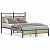vidaXL Bedframe zonder matras hout sonoma eikenkleurig 120x200 cm