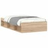 vidaXL Bedframe sonoma eikenkleurig 90x200 cm