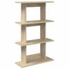 vidaXL Wandplank Muurmontage Sonoma Eiken 56 x 20 x 90 cm Bewerkt hout