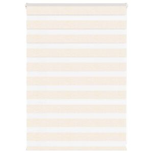 vidaXL Zebra rolgordijn 100x100 cm stofbreedte 95,9 cm marmerbeige