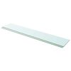 vidaXL Schappen 2 st 110x20 cm glas transparant