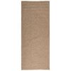 vidaXL Vloerkleden Moir&eacute; HUARTE Naturel 200 x 80 cm Polyester