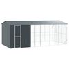 vidaXL Vogelkooi Antraciet 645 x 310 x 247 cm Gegalvaniseerd staal