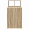 vidaXL Bureau met plank Sonoma Eiken 108 x 55 x 103.5 cm Bewerkt hout