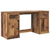 vidaXL Bureau met kast Oud Hout Bewerkt hout 154,5 x 50 x 75 cm
