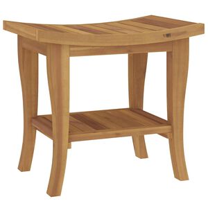 vidaXL Badkamertafel 50x35x45 cm massief teakhout