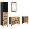 vidaXL Badkamerkastenset 4 st Naturel 38 x 33 x 160 cm