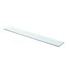 vidaXL Wandschap transparant 90x12 cm glas