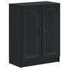 vidaXL Badkamer Opbergkast UTRECHT Zwart 59,5 x 31 x 77 cm