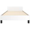 vidaXL Bedframe met hoofdeinde zonder matras 100x200 cm wit