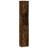 Badkamerkast 32x25,5x190 cm spaanplaat zwart kopen Badkamerkast 32x25,5x190 cm spaanplaat zwart kopen