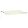 vidaXL Zijde Frame Cr&egrave;mekleurig 350 x 200 cm Polyester met PU-coating