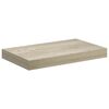 vidaXL Wandschap zwevend 40x23,5x3,8 cm MDF eikenkleurig