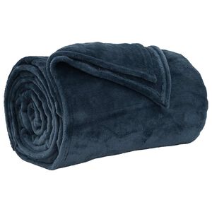 vidaXL plaid Marineblauw 220 x 240 cm 1.37 kg Fleece