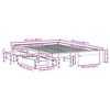 vidaXL Bedframe zonder matras massief grenenhout 140x190 cm