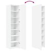 vidaXL Hoge kast 45x42,5x185 cm bewerkt hout wit