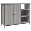 vidaXL Dressoir 100x33x75 cm bewerkt hout grijs sonoma