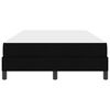 vidaXL Boxspringbed met matras Zwart 120 x 200 cm Stof