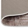vidaXL Vloerkleed wasbaar anti-slip 120 cm beige