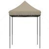 vidaXL Partytent Taupe 200 x 200 x 306 cm Oxford Stof