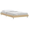 vidaXL Bedframe zonder matras hout sonoma eikenkleurig 90x200 cm