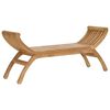 vidaXL Tuinbank 2 -Seater 126 cm Massief Teakhout Naturel