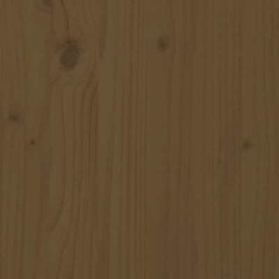 vidaXL Krukken 2 st 40x40x45 cm massief grenenhout honingbruin