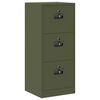 vidaXL Bestandenkast met lade Olijf Groen 45,5 x 42 x 106,5 cm