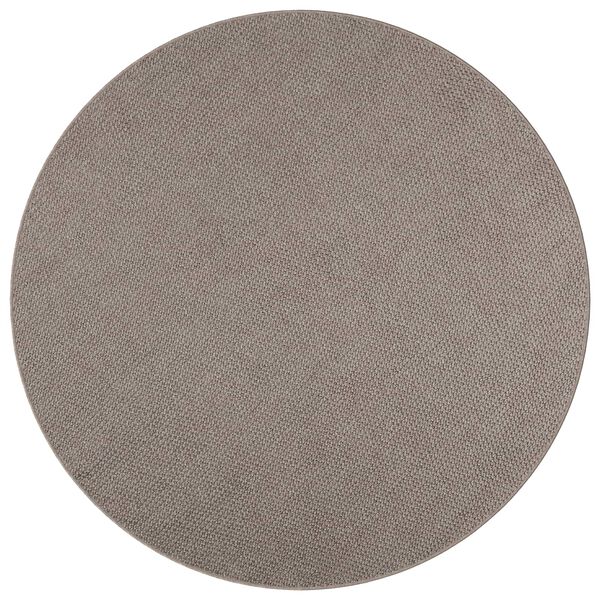 vidaXL Vloerkleden Rond LUGO Taupe &Oslash; 200 CM Polyester