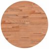 vidaXL Tafelblad rond &Oslash;50x2,5 cm massief beukenhout