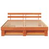 vidaXL Bedframe met lade Wasbruin 200 x 200 cm Massief grenenhout