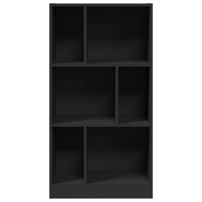 vidaXL Boekenkast 57x28,5x107,5 cm bewerkt hout zwart