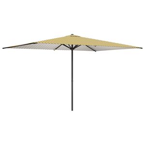 vidaXL Tuinparasol Rechthoekig 2 x 3 m Polyester Geel en Wit