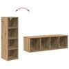 vidaXL Hangkast Artisan Eiken 30 x 29,5 x 100 cm Bewerkt hout