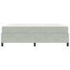 vidaXL Bedframe met matras Lichtgrijs 180 x 200 cm Stof