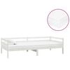 vidaXL Slaapbank met matras massief grenenhout wit 90x200 cm