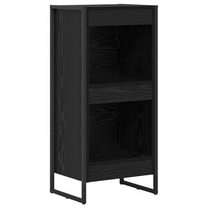 vidaXL Boekenkast Zwart Eiken 40 x 30 x 86,5 cm Bewerkt hout