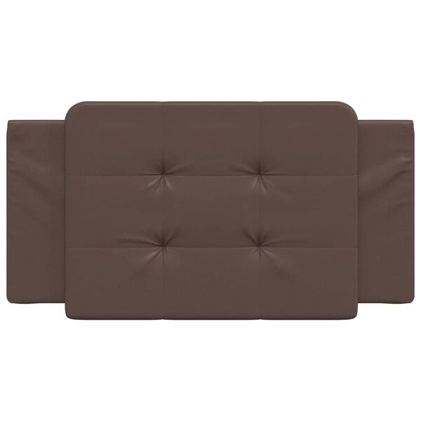 vidaXL Hoofdbordkussen "Zadar" 100 cm kunstleer bruin