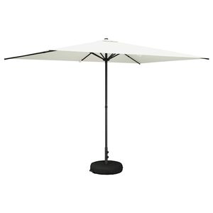 vidaXL Tuinparasol met Basis Rechthoekig 2 x 3 m Polyester