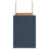 vidaXL Papieren zakken 50 st met hengsels 32x17x25 cm blauw