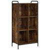 vidaXL Boekenkast 57 x 33 x 111 cm Bewerkt hout Gerookt eiken