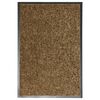 vidaXL Deurmat wasbaar 40x60 cm bruin