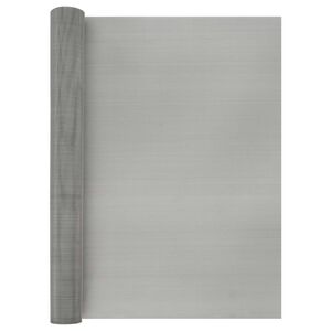 vidaXL Gaas Scherm 60 x 500 cm 60 Mesh RVS 201 Zilverkleurig
