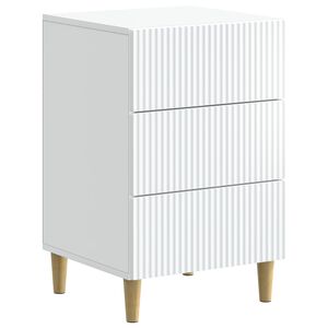 vidaXL Nachtkastje met lade Wit 43 x 41 x 66,5 cm Bewerkt hout
