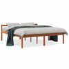 vidaXL Seniorenbed massief grenenhout wasbruin 160x200 cm